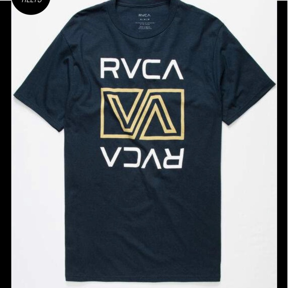 RVCA Mens Navy T-shirt